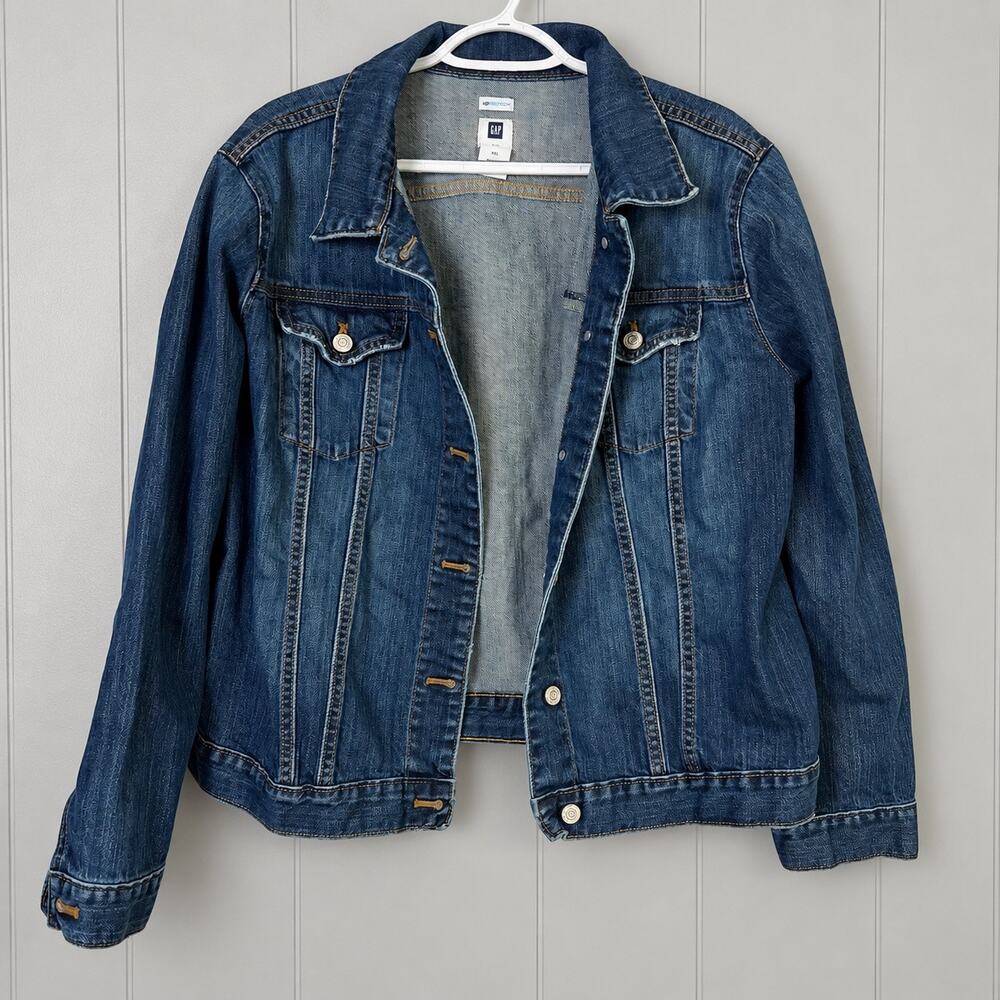 GAP Women’s XXL Denim Trucker Jacket Medium Wash